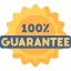 100% guarantee icon